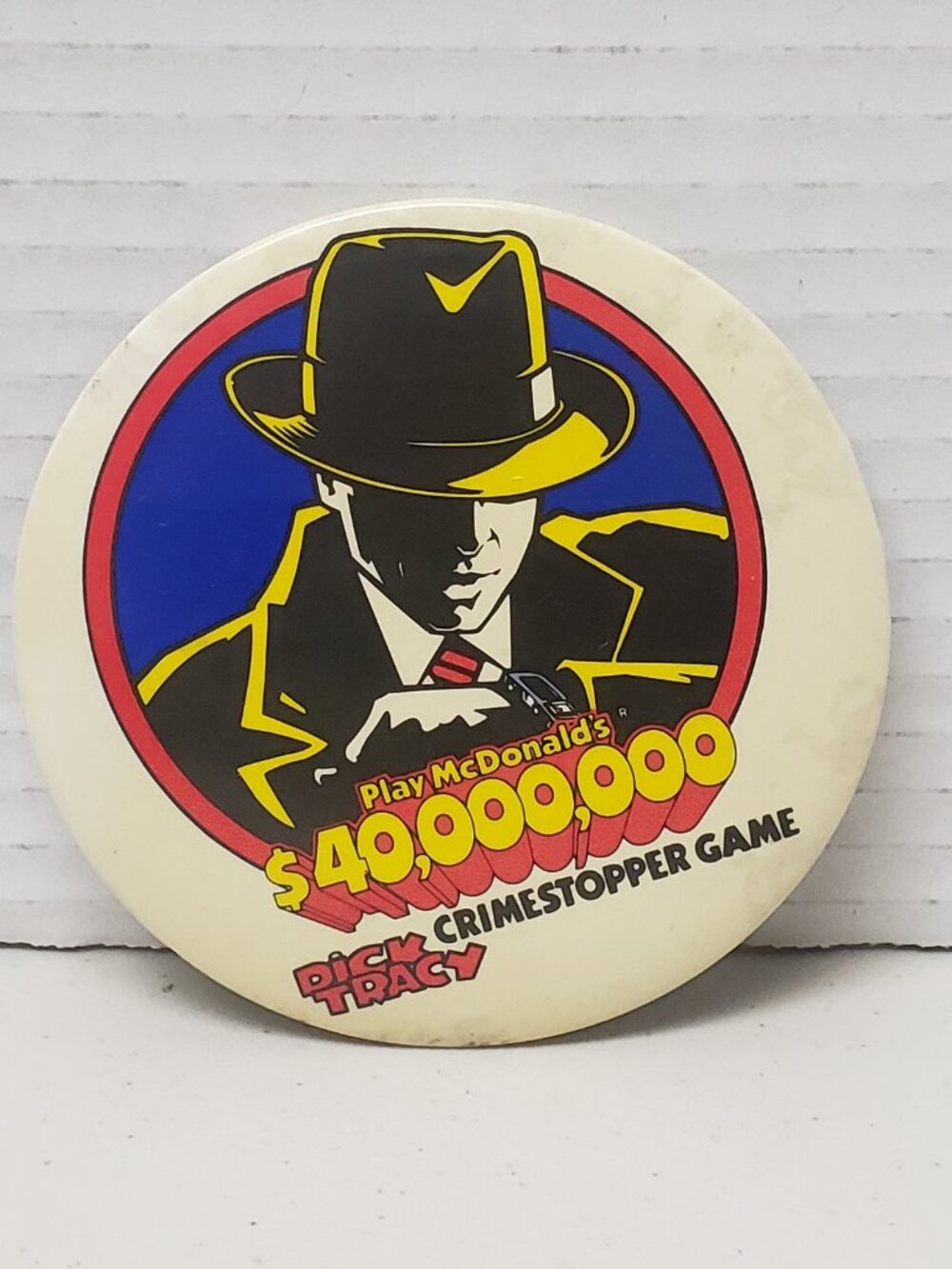 Vintage McDonald's Pin (Dick Tracy)